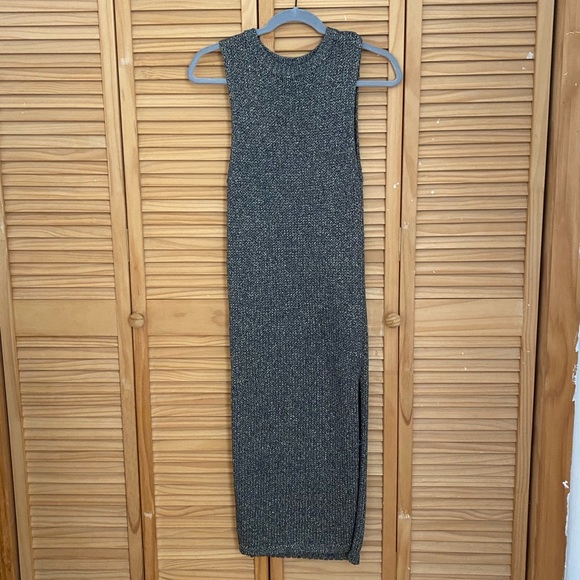 Metallic Knit Dress - Picture 1 of 5